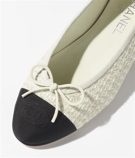 chanel ballet flats tweed|Chanel ballet flats price.